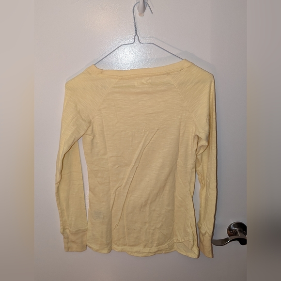 Women's Medium Light Yellow Shirt - Picture 3 of 3